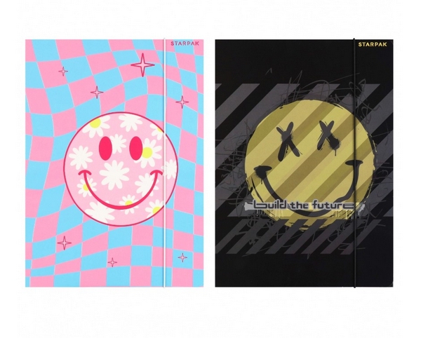 Teczka z gumką A4 Emoji mix 583305 STARPAK